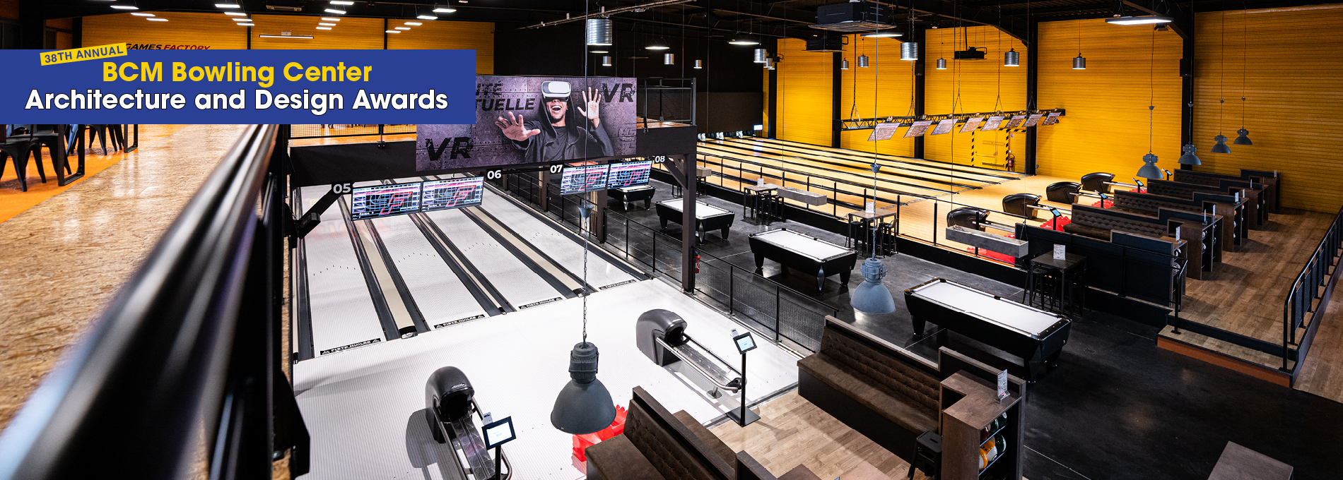 Games Factory - Troyes - QubicaAMF Bowling Projects banner